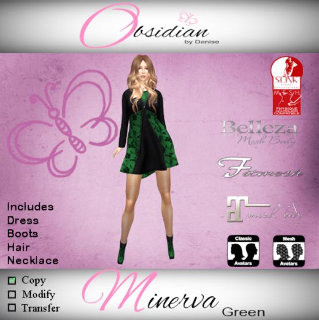 Minerva Green – Obsidian